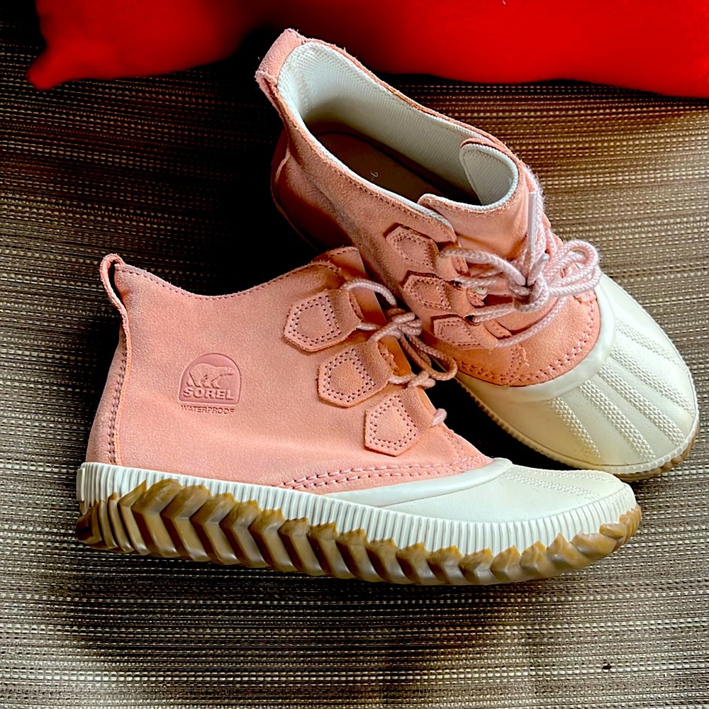 Sorel Women’s Rain Boot Out N About Duck Boot pink Sz 7